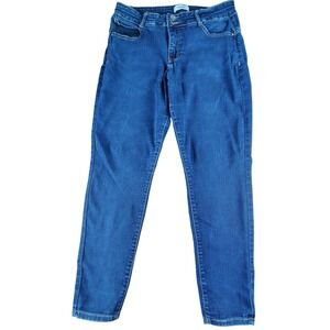Angels Forever Young Womens Skinny Jeans Dark Wash Stretch Denim Size 12